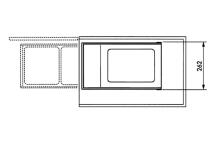 Hailo spintelės šiukšliadėžė Multi-Box Duo, kreminė, 2x14l, L dydžio