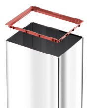 Big-Box Refuse Bin Swing L / 35L / Stainless Steel