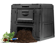 Komposta kaste E-Composter Without Base 470L melna