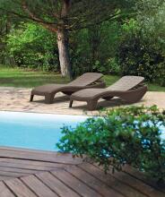 Atlantic brown sun lounger