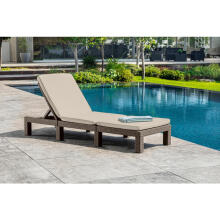 Daytona Deluxe sun lounger beige