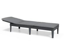 Sun lounger Jaipur grey