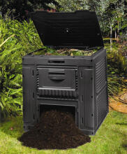 Compost box E-Composter With Base 470L black