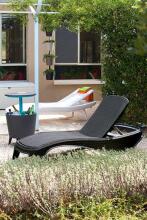 Atlantic sun lounger grey