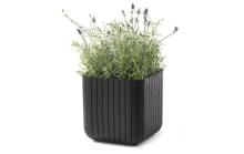 Flowerpot Cube Planter S brown