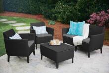 Garden furniture set Salemo Set grey