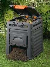 Komposta kaste Eco Composter 320L melna