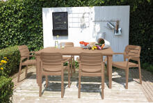 Garden table Futura beige