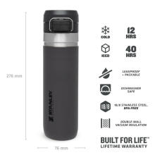 Termospudel The Quick Flip Water Bottle Go 0,71 l, hall