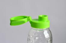 Bottle Dots Bottle 0,45L transparent/green