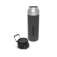 Termopudele The Quick Flip Water Bottle Go 1,06L tumši pelēka