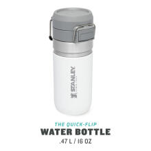 Stanley termo butelis The Quick Flip Water Bottle Go, 0,47 l, baltas