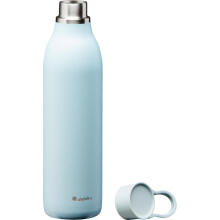 Thermobottle CityLoop Thermavac eCycle Water Bottle 0.6L, recycled stainless. Steel / light blue