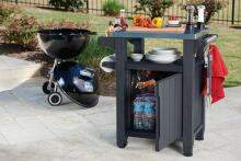 Grill table Unity 105L grey