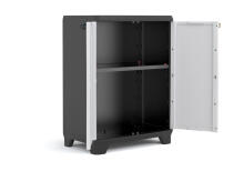 Skapis Linear Base Cabinet 68x39x90cm melns/pelēks/tumši zils