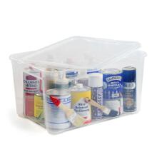 Box with lid T Box L 47L 39x55,5x28,5cm transparent