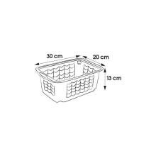 Basket S 30x20x13cm Fritz transparent