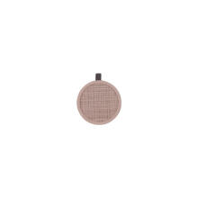 Basket with lid Jute round 2L &Oslash;17x13cm pink