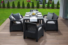 Garden furniture set Bahamas Fiesta Set grey