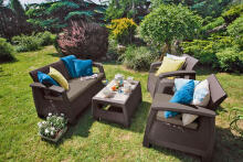 Garden furniture set Bahamas Set brown