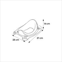 Tualett-treeningu iste comfort Zuza &amp;quot;Pure&amp;quot; 28x37x14cm sinine