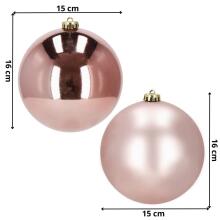 Christmas balls Springos CA1187 15 CM 2 PCS.