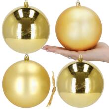 Christmas balls Springos CA1182 12 CM 4 PCS.