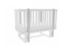 YappyKids YappyÉtude Art.388905 WHITE/SKYGREY additional set for the baby cot — rocking mechanism