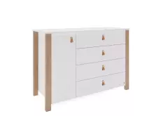 YappyKids YappyÉtude II Art.388851 White комод с пеленальной поверхностью