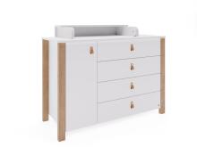 YappyKids YappyÉtude II Art.388851 White комод с пеленальной поверхностью