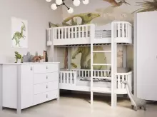 YappyKids YappyÉtude Art.388844 SkyGrey Bunk bed 180x80cm