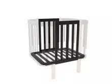 YappyKids YappyÉtude Art.88899 Anthracite additional set for the baby cot (short sides and base)