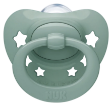 NUK SIGNATURE Art.su09 MINT/PINK pacifier 1pcs. 0-6m.