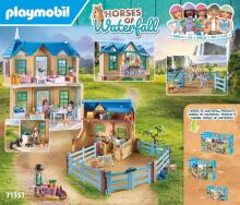 PLAYMOBIL WORLD OF HORSES Waterfall ранчо 71351