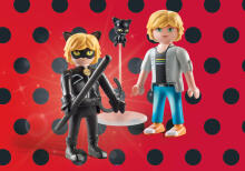 PLAYMOBIL MIRACULOUS: Adrians un Melnais kaķis 71337