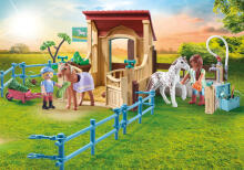 PLAYMOBIL HORSES OF WATERFALL Jāšanas stallis 71494