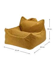 Wigiwama Teddy Art.W597522 Maple Beanbag Chair