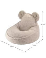 WigiWama Teddy Bear Art.W597911 Biscuit Bear Beanbag