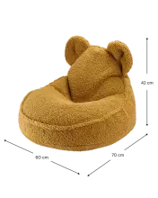 WigiWama Teddy Bear Art.W597928 Maple Bear Beanbag