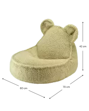 WigiWama Teddy Bear Art.W598505 Matcha Bear Beanbag