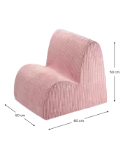 WigiWama Cloud Art.W597553 Pink Mousse Chair