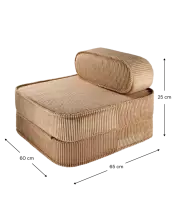 WigiWami Flip Art.W598000 Toffee Flip Chair