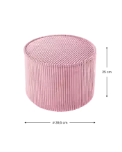 WigiWama Art.W596716 Pink Mousse Pufs