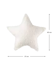 WigiWama Star Art.W597249 Cream White Dekoratiivpadi