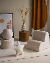 WigiWama Ball Art.W597782 Cream White Cushion