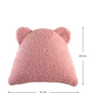 WigiWama Bear Art.W598628 Guava Pink Dekoratyvinė pagalvė