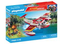 PLAYMOBIL ACTION HEROES Firefighting Sea plane with extinguishing function 71463