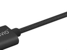 Savio CL-128 USB kabelis 1 m USB 2.0 USB A USB C / Micro-USB A melns