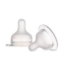 CANPOL BABIES silicone teat for S-shaped bottle S (mini) 2 pcs., 59/891
