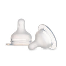 CANPOL BABIES silicone teat for S-shaped bottle M (slow) 2 pcs., 59/892